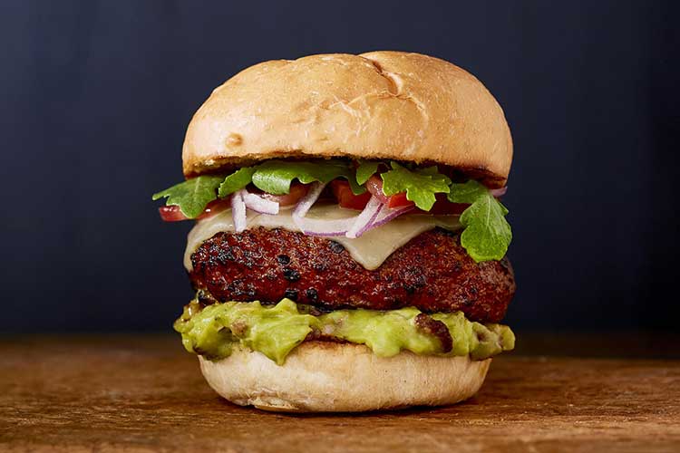 Yucatan Guacamole Hamburger